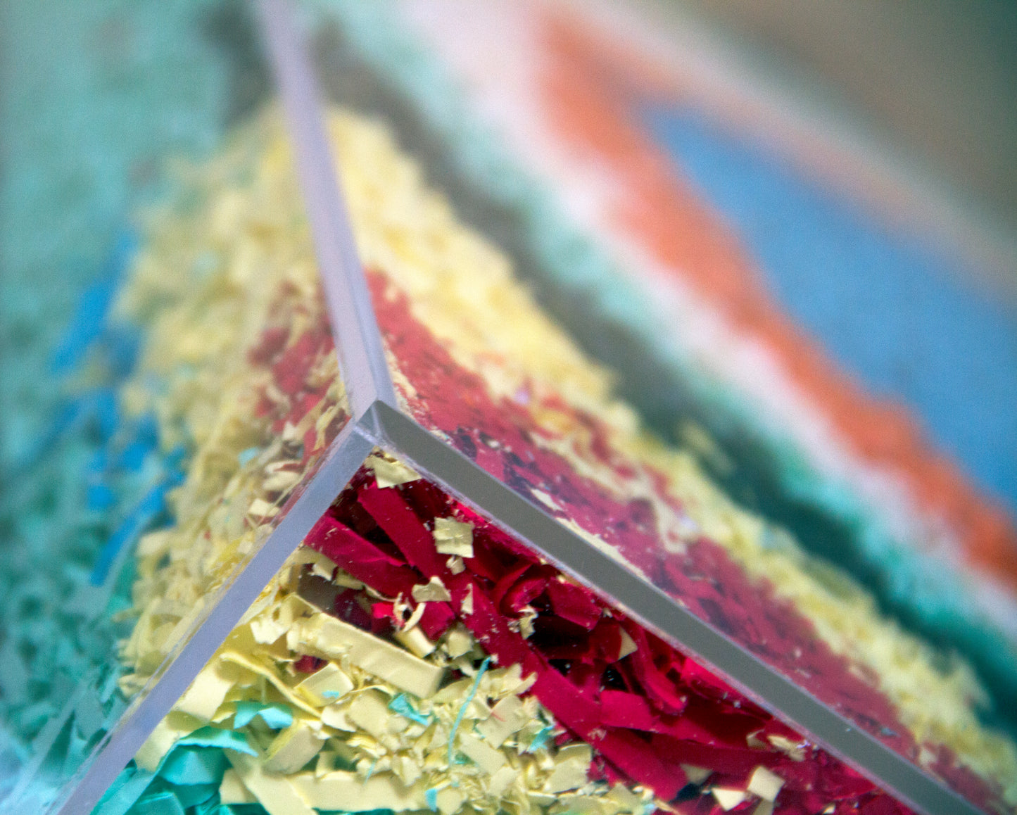 Paper on Plexiglass
